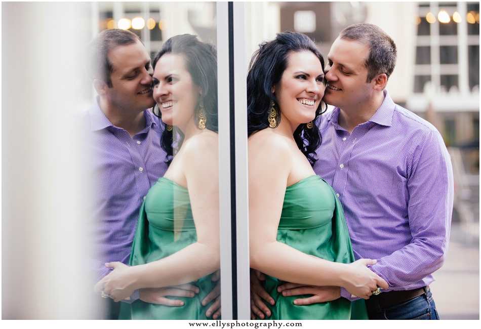 Uptown Charlotte Engagement Session with Jenna and Robert