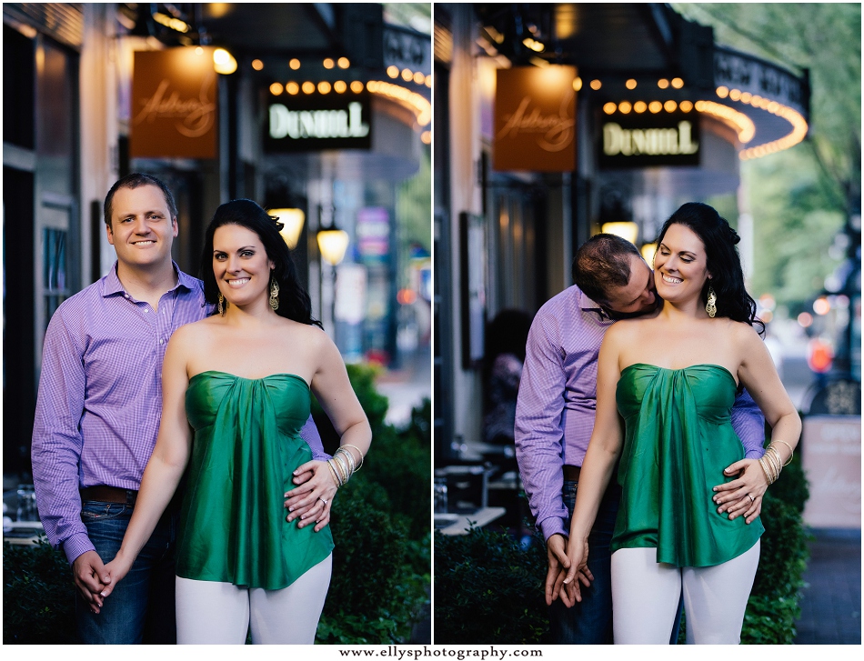 Uptown Charlotte Engagement Session with Jenna and Robert