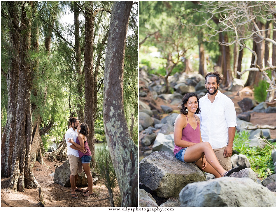 Engagement Portraits by Elly's Photography in Hilo, Waimea and Kona, Hawaii