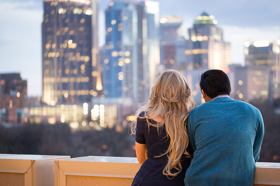 Engagement session in Uptown Charlotte