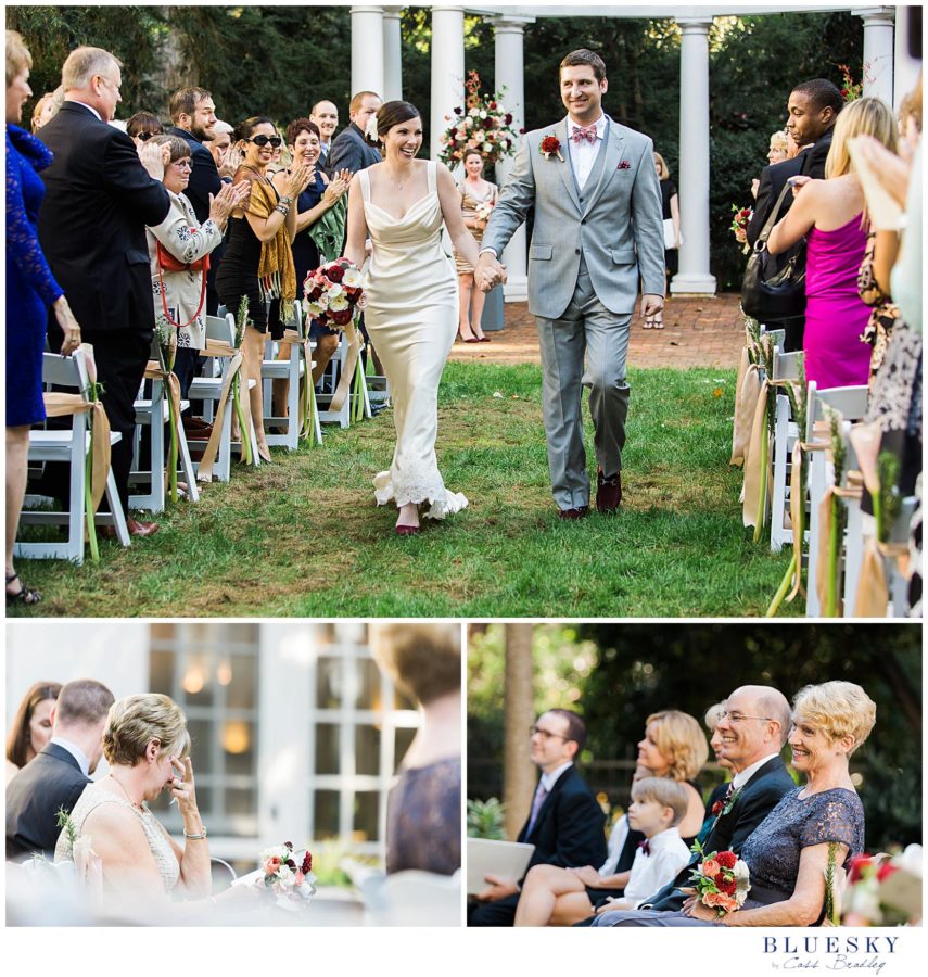 outdoor wedding ceremony photos