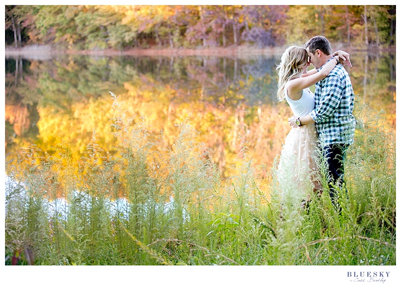 Best Charlotte Fall Engagement Pictures