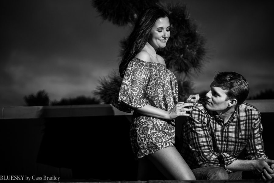 rooftop engagement pictures