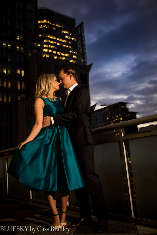 charlotte engagement session uptown 