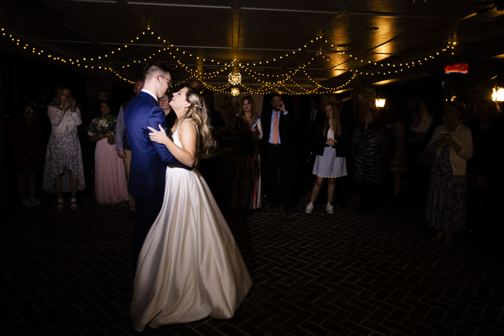 Bride and groom's first dance
