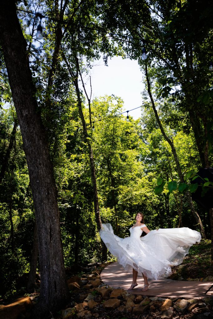 Bridal Portrait at Catawba Falls Events in Lancaster County, South Carolina