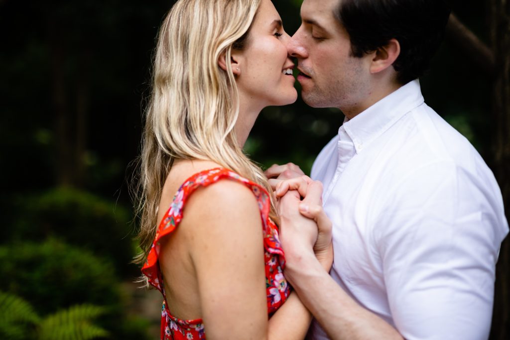 Engagement Session at Duke Mansion in Charlotte, NC