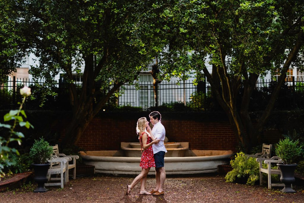Engagement Session at Duke Mansion in Charlotte, NC