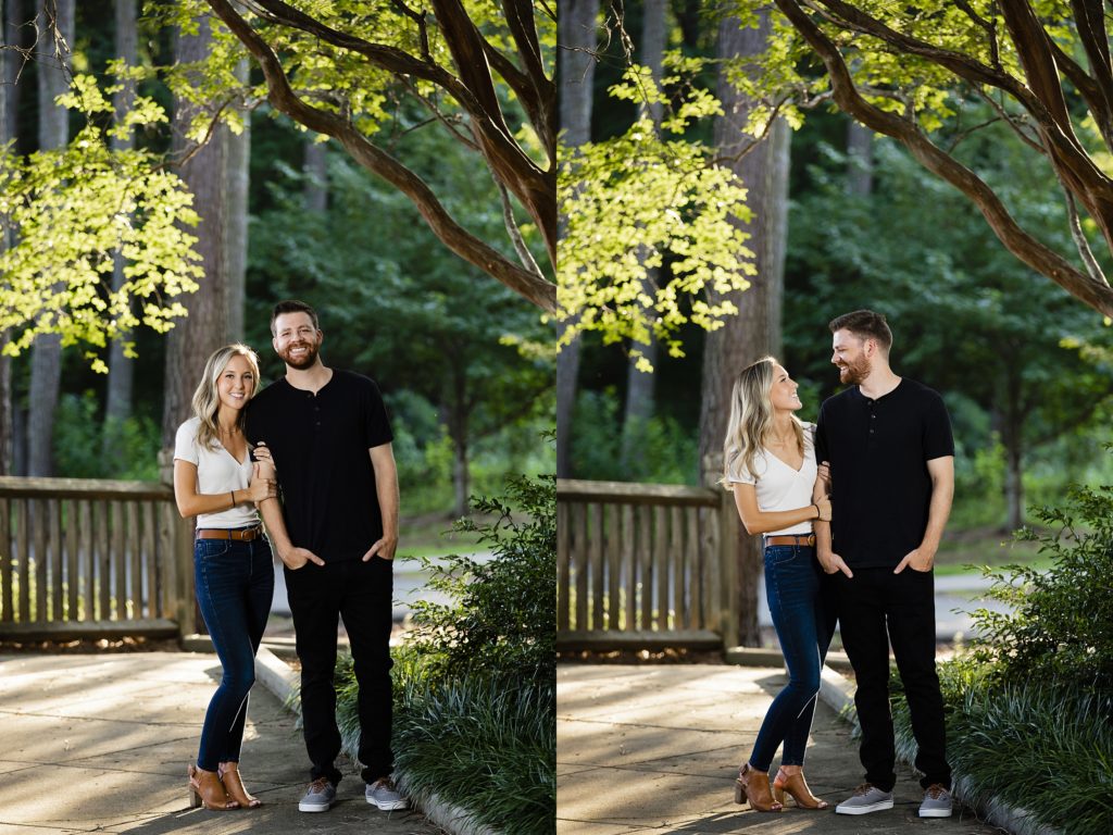 Charlotte NC Engagement Session at Jetton Park in Lake Norman