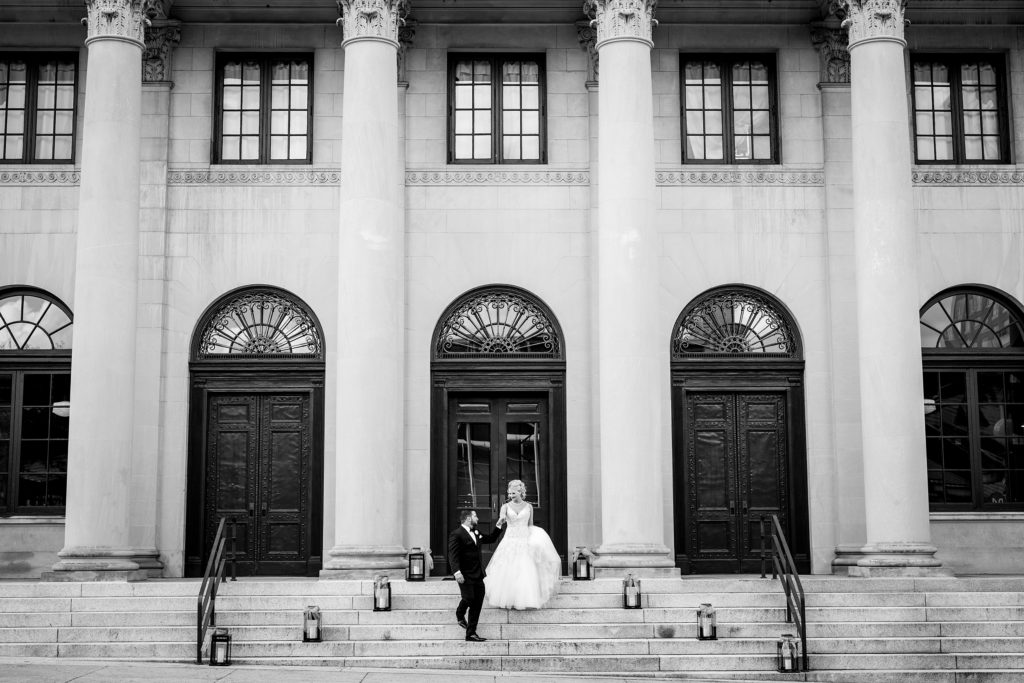 Millennium Center Wedding in Downtown Winston Salem, North Carolina.
