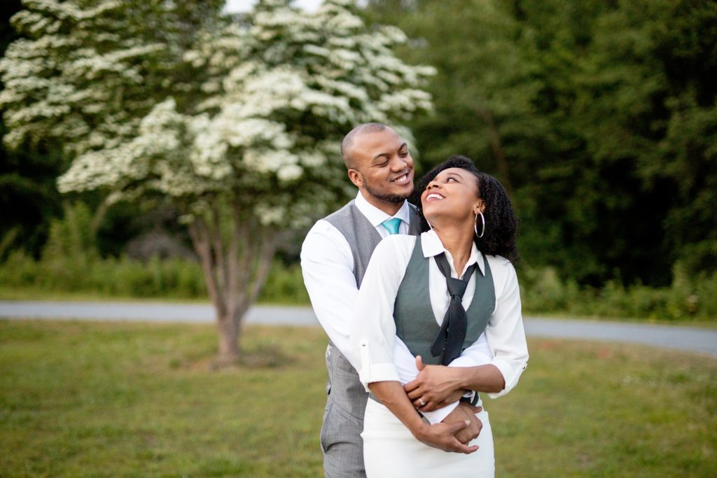 Engagement Session at Catawba River Greenway in Morganton NC - african american wedding photographers